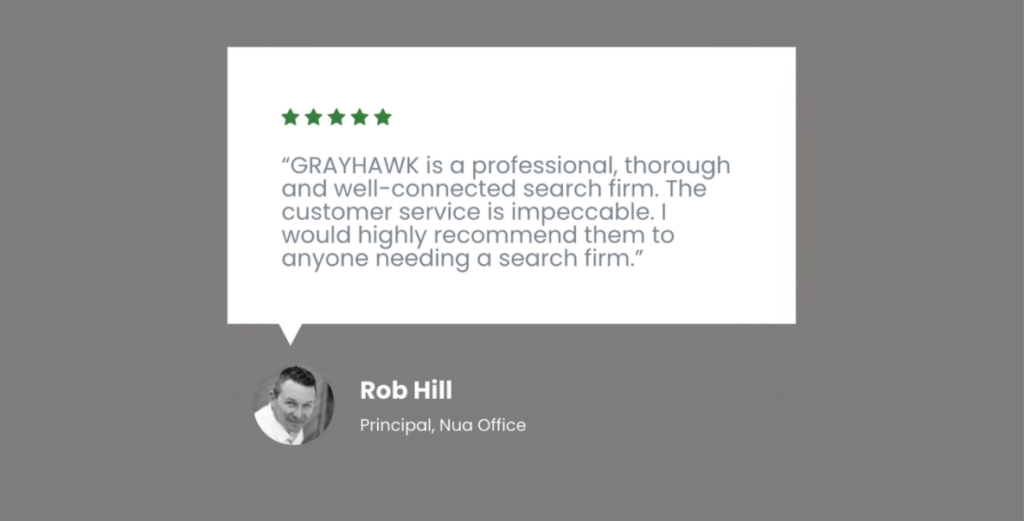 Rob-hill-Grayhawk-firm-customer-service-testimonial-with-black-white-profile-picture